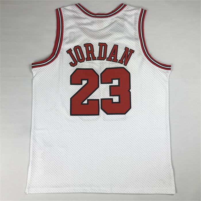 Camiseta Chicago Bulls Michael Jordan NO 23 Autentico 1997-98 Blanco